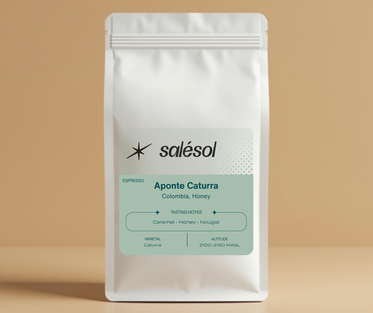 Salésol 200 g bag of Aponte Caturra, espresso roast
